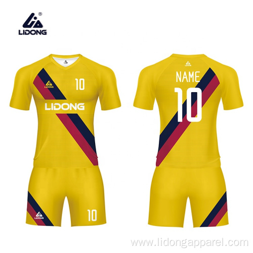 Soccer Jersey Set Men Football Uniform Custom